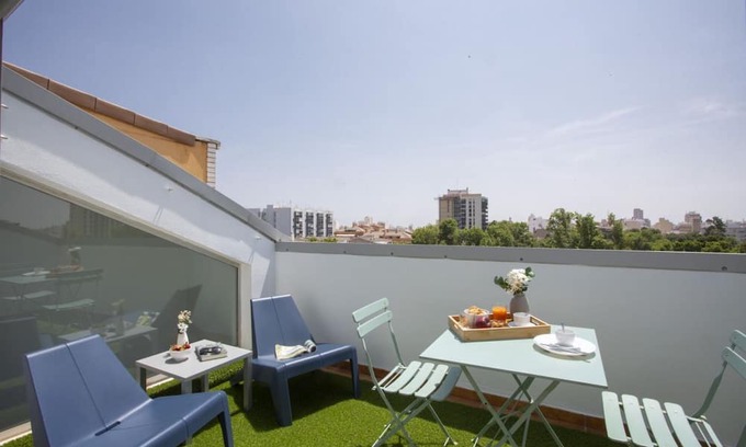 Castello de la Plana Apartment | La Pergola 6H - Exterior Penthouse with Terrace