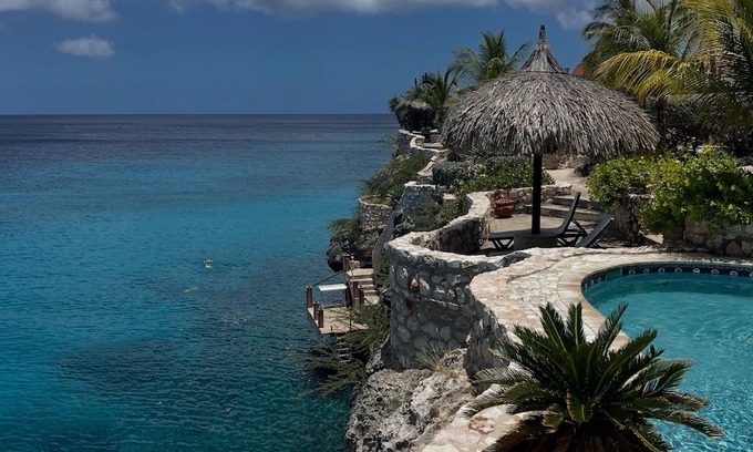 Lagun Apartment | Ocean apartment 19 at Lagun Blou Dive & Beach Resort in Curaçao!